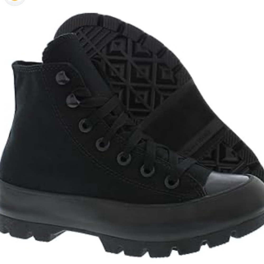Kids Black High-Top Sneakers